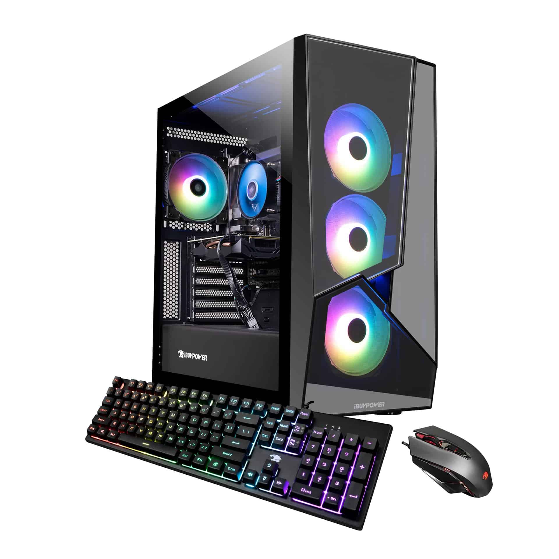 iBUYPOWER SlateMR Gaming PC Computer Desktop SlateMR 2130V2 (AMD Ryzen 5  4500 3.6 GHz, Radeon RX 560 4 GB, 8 GB DDR4 RAM, 500 GB NVMe SSD, WiFi  Ready, ...