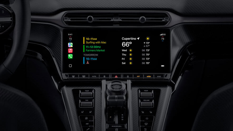 CarPlay Ultra, the next generation of CarPlay, begins rolling out today - Apple