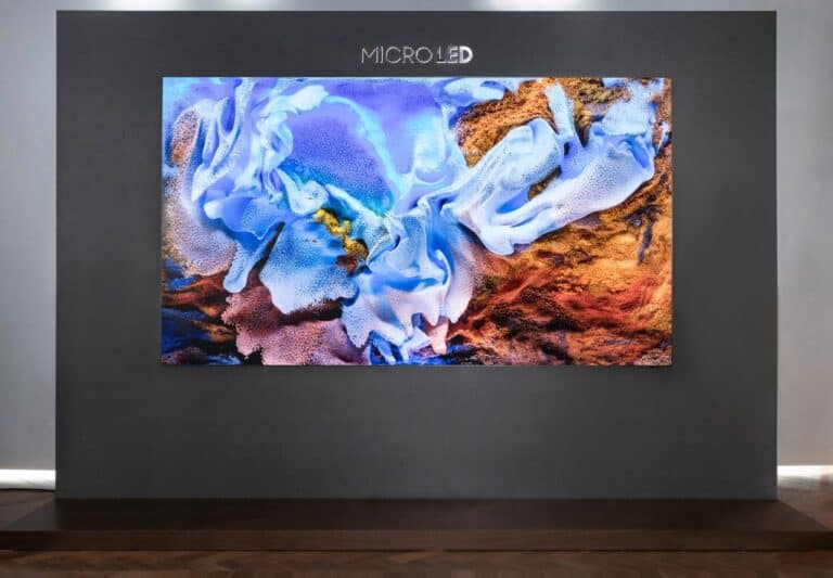 Samsung Showcases First LCD TV with RGB MicroLED Backlight