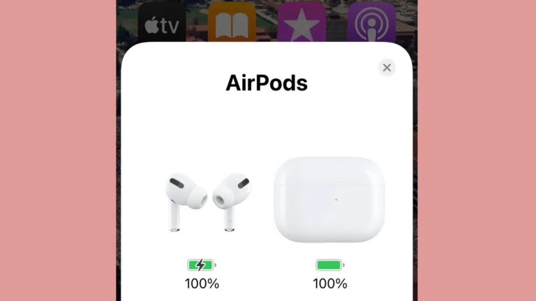 How to Check Your AirPod Battery