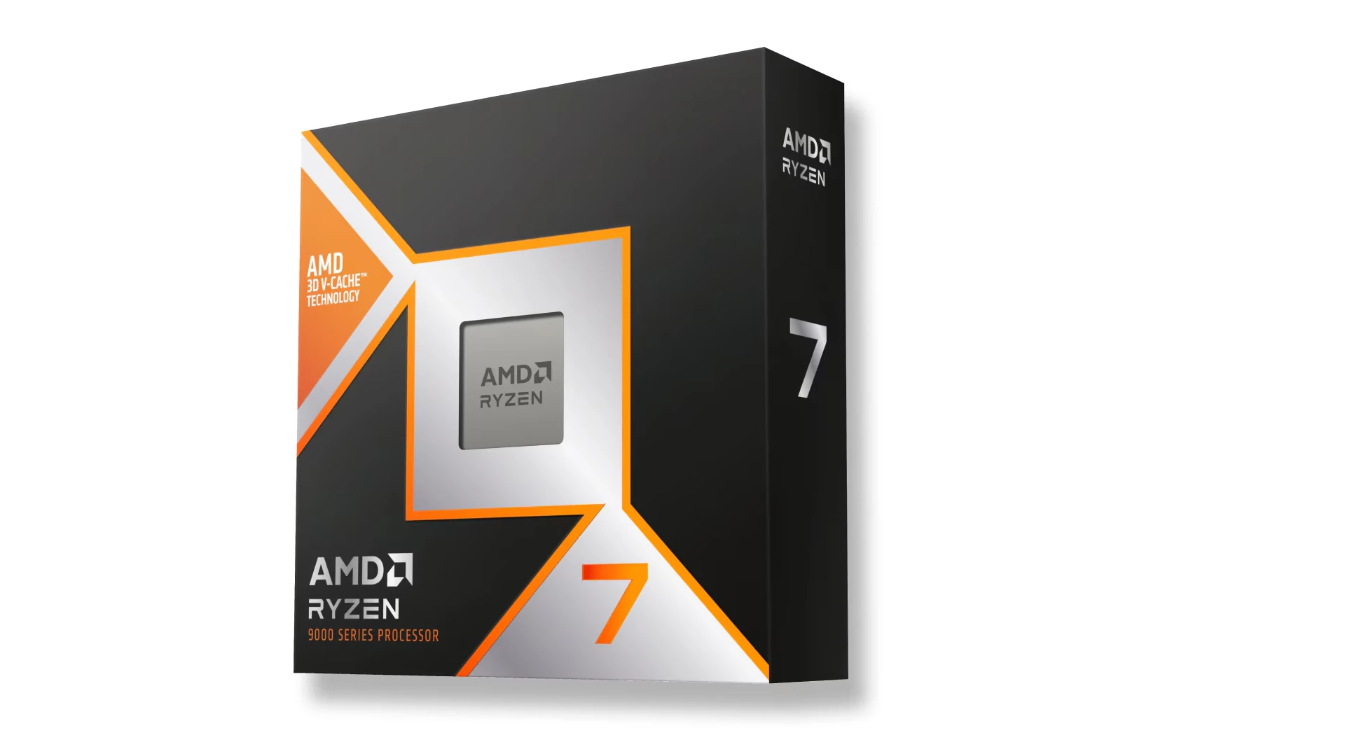 AMD 9800X3D CPU Retail Box