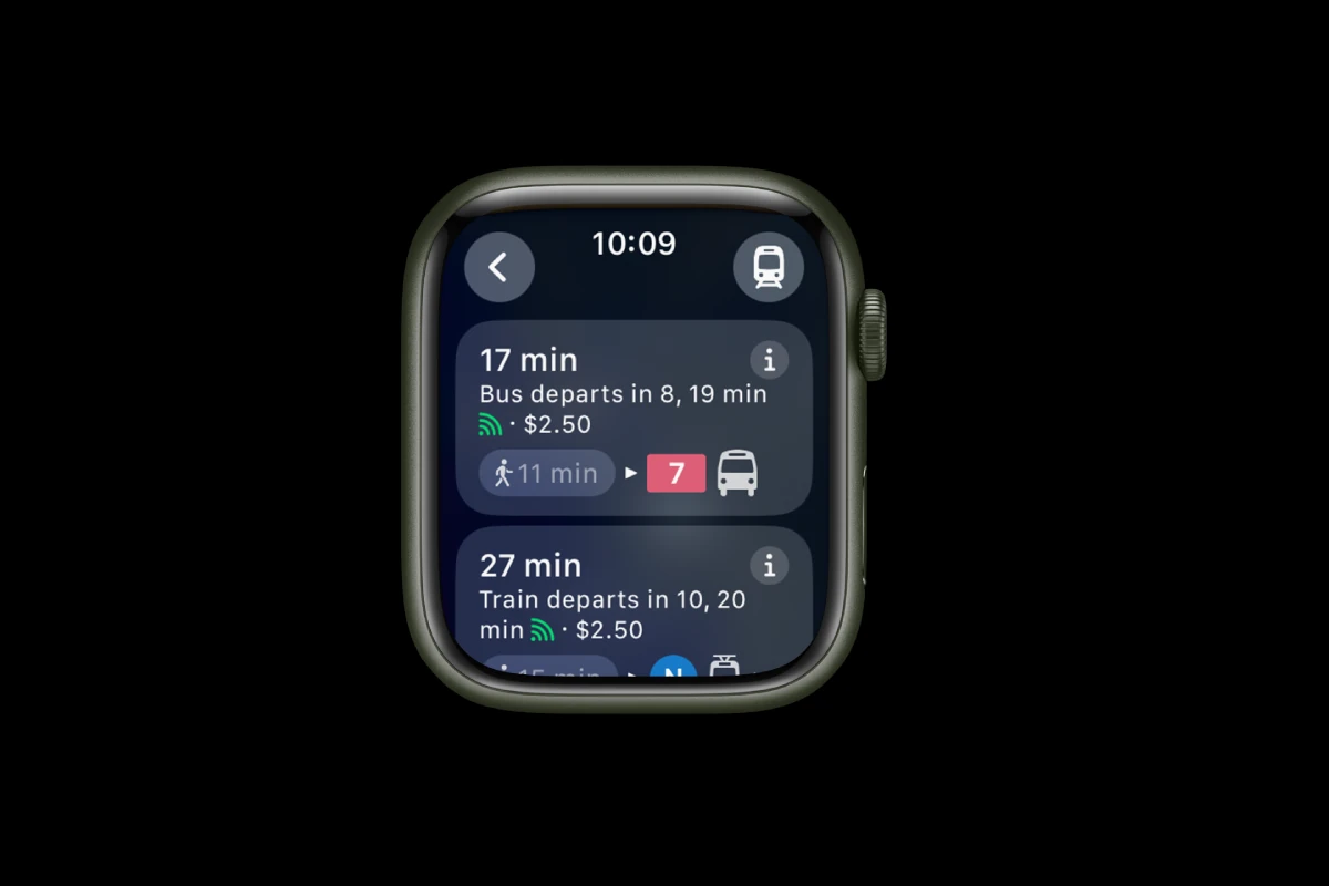 Apple Watch Maps