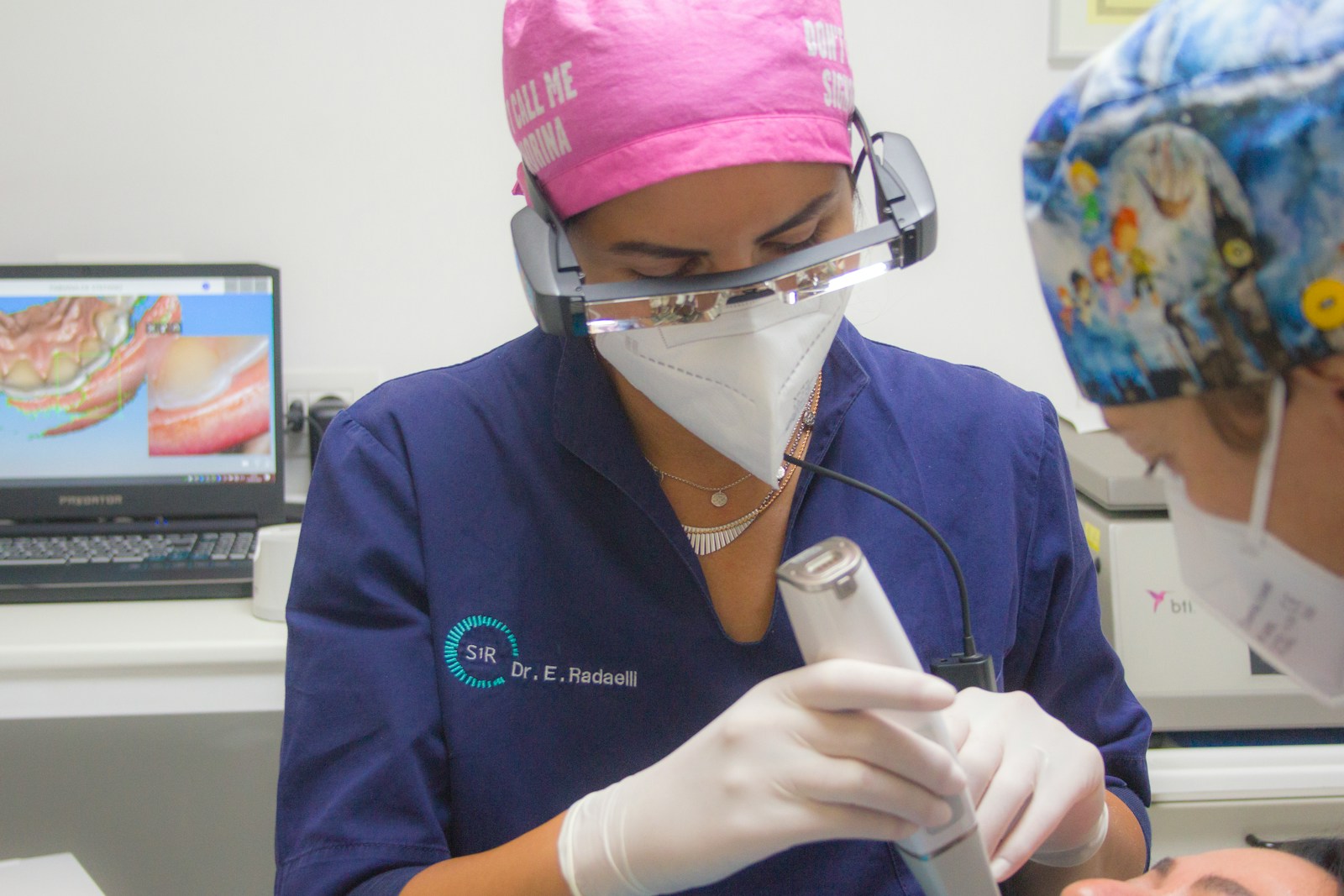 a doctor using a stethoscope on a patient's neck