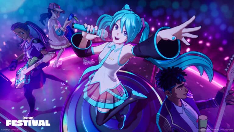 Hatsune Miku Joins Fortnite As Part Of The Fortnite Festival