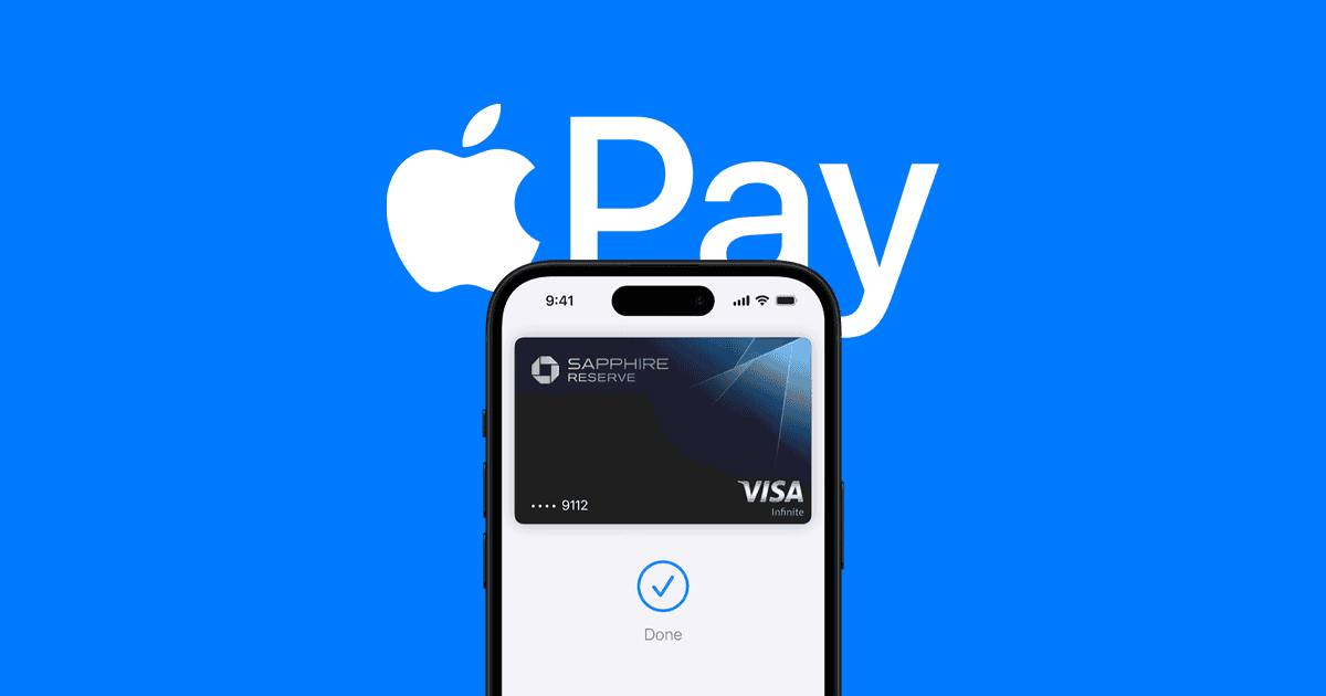 Apple Pay Logo with Phone In Front