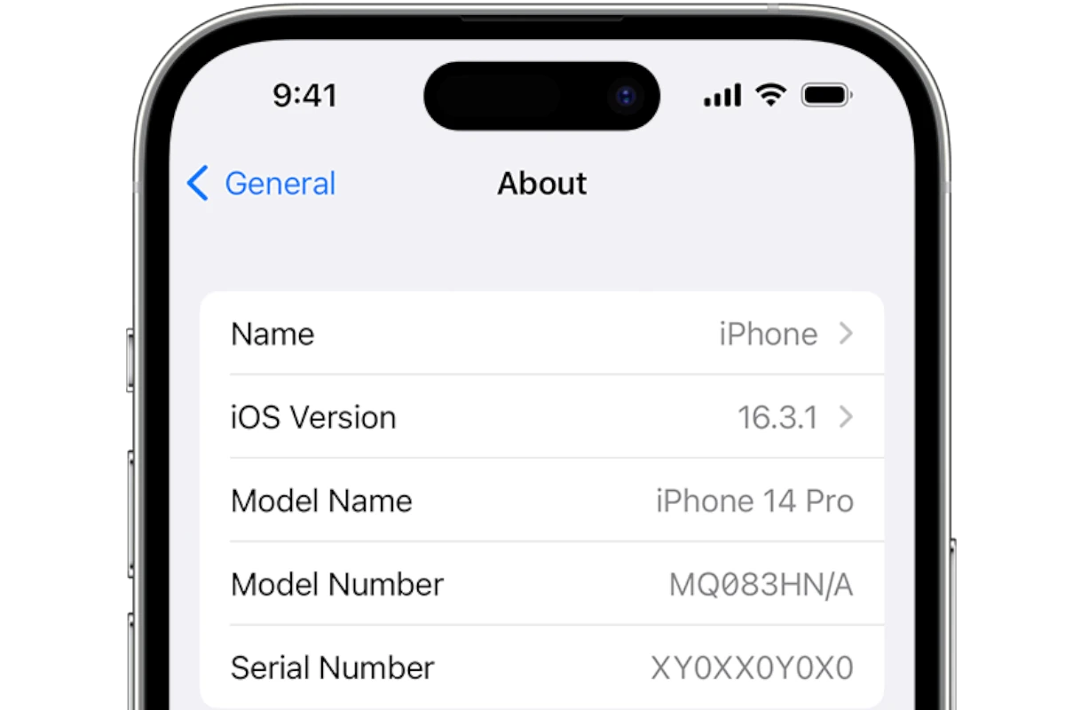 iPhone IMEI