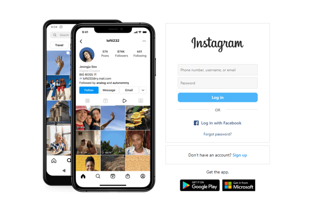 Instagram Login