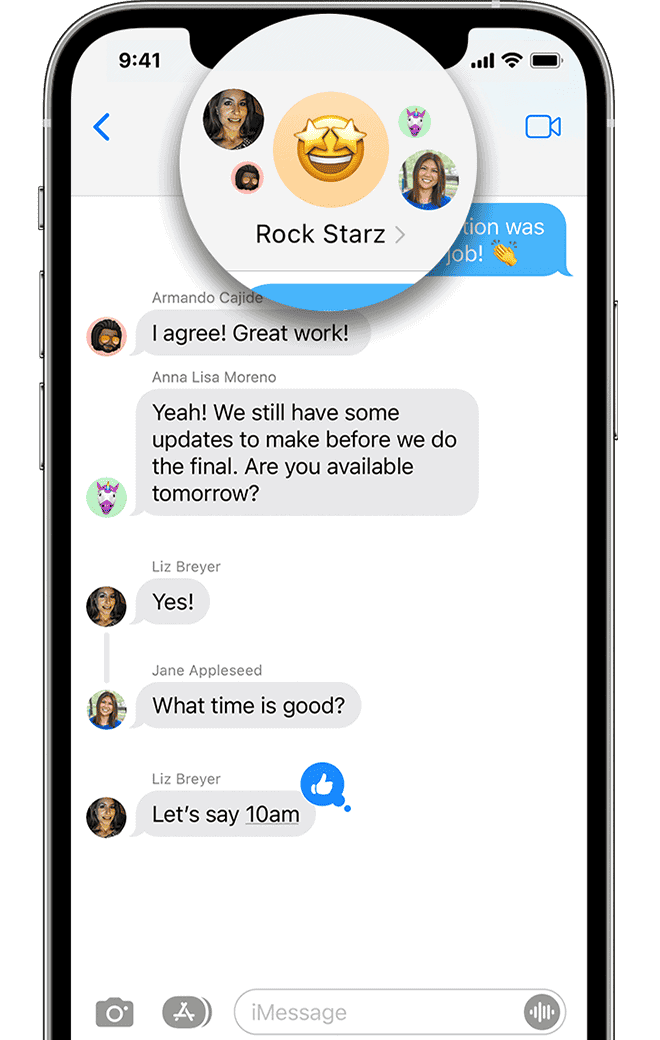 iMessage Group Chat Features