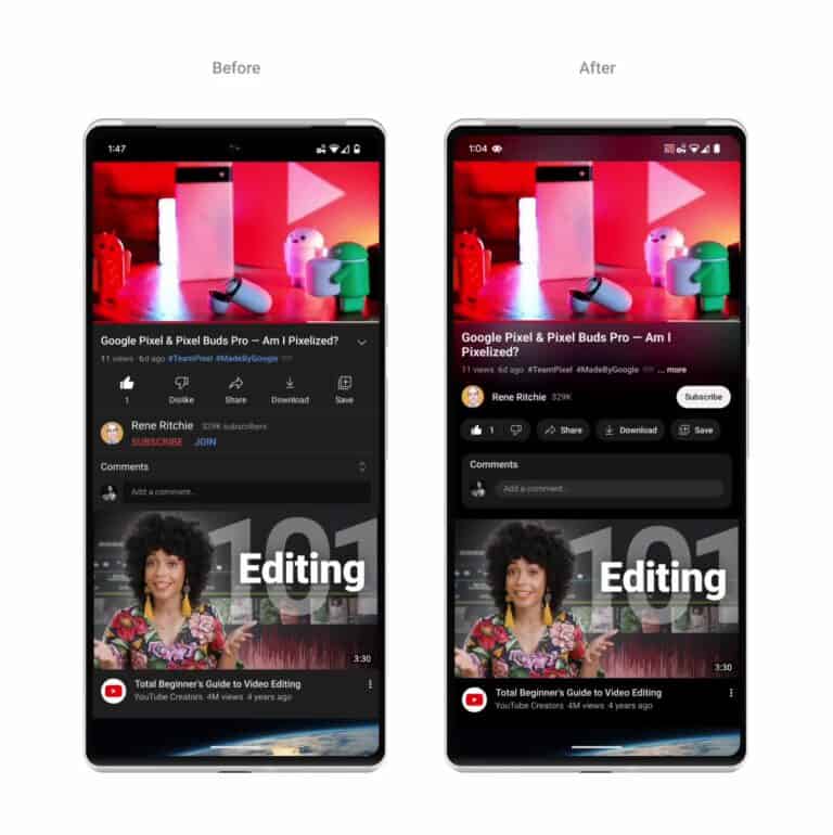 Watch YouTube in ambient mode