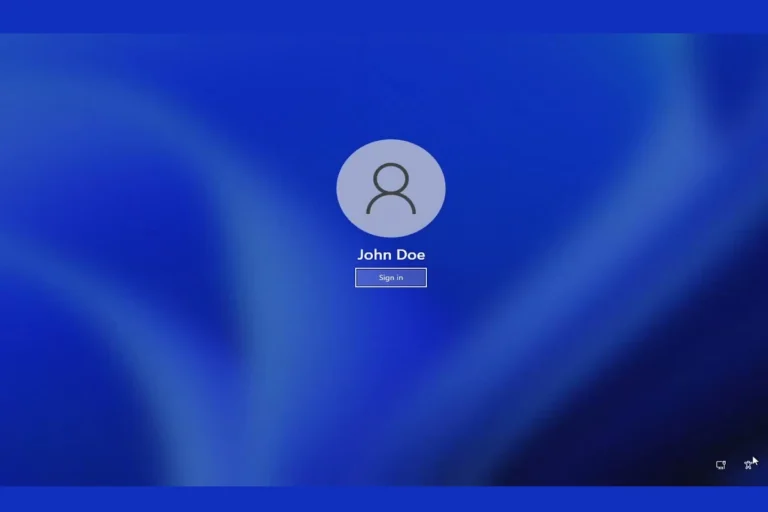 Windows 11 Login Screen